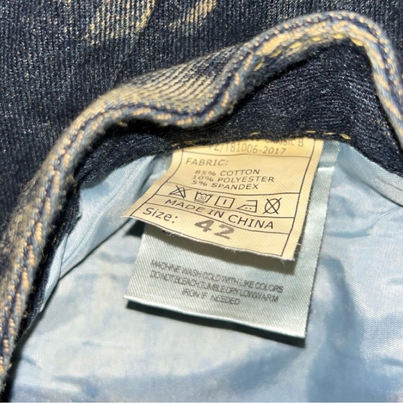 Men’s Ripped Biker Jeans - Picture 3 of 3